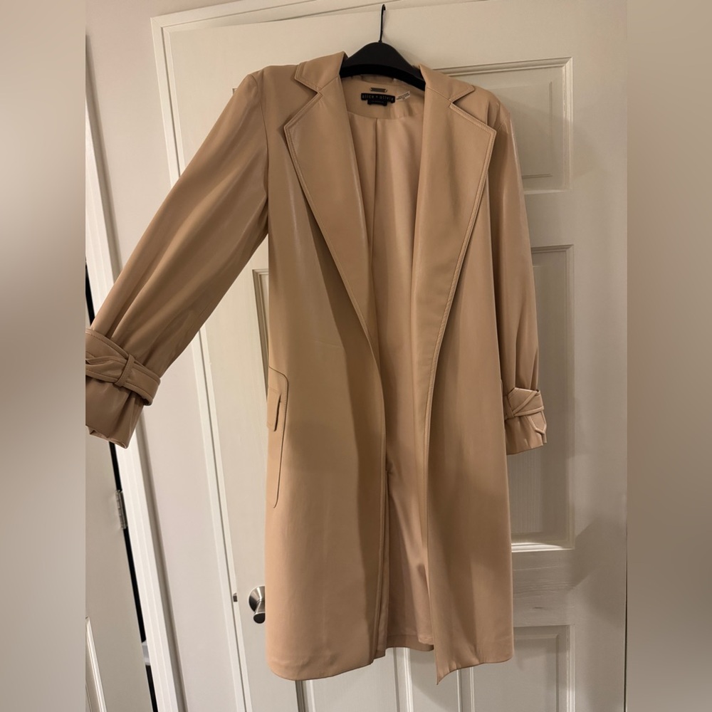 Alice + Olivia Classic Tan Trench Coat